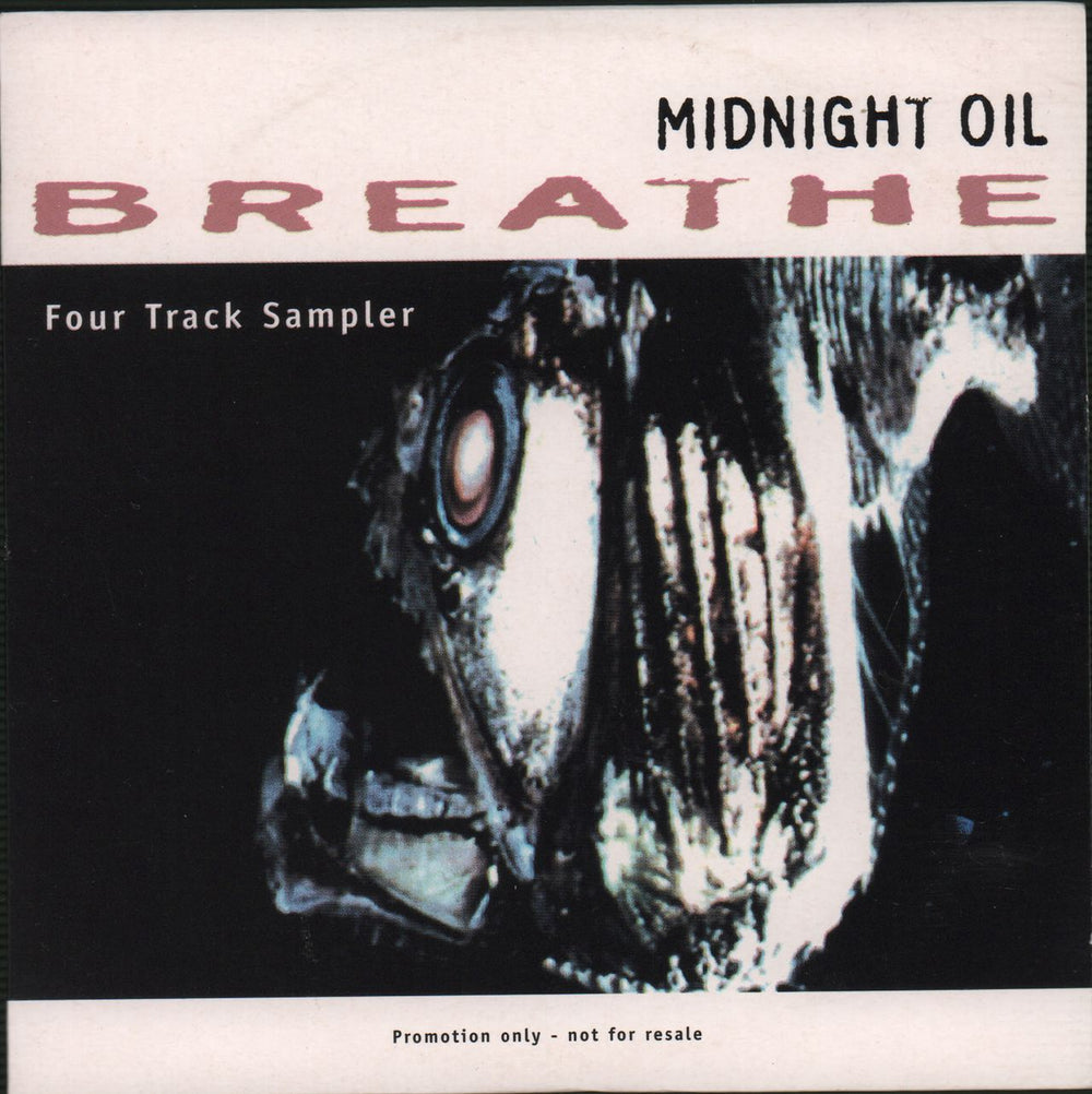 Midnight Oil Breathe Sampler UK Promo CD single (CD5 / 5") XPCD831