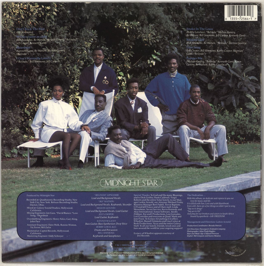 Midnight Star Midnight Star US vinyl LP album (LP record) 013557256417