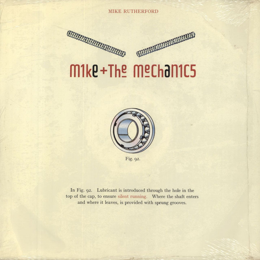 Mike & The Mechanics Silent Running - Cream P/S - Open Shrink UK 12" vinyl single (12 inch record / Maxi-single) U8908T