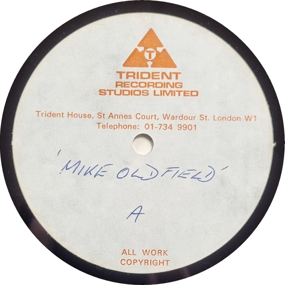 Mike Oldfield QE2 UK acetate V2181