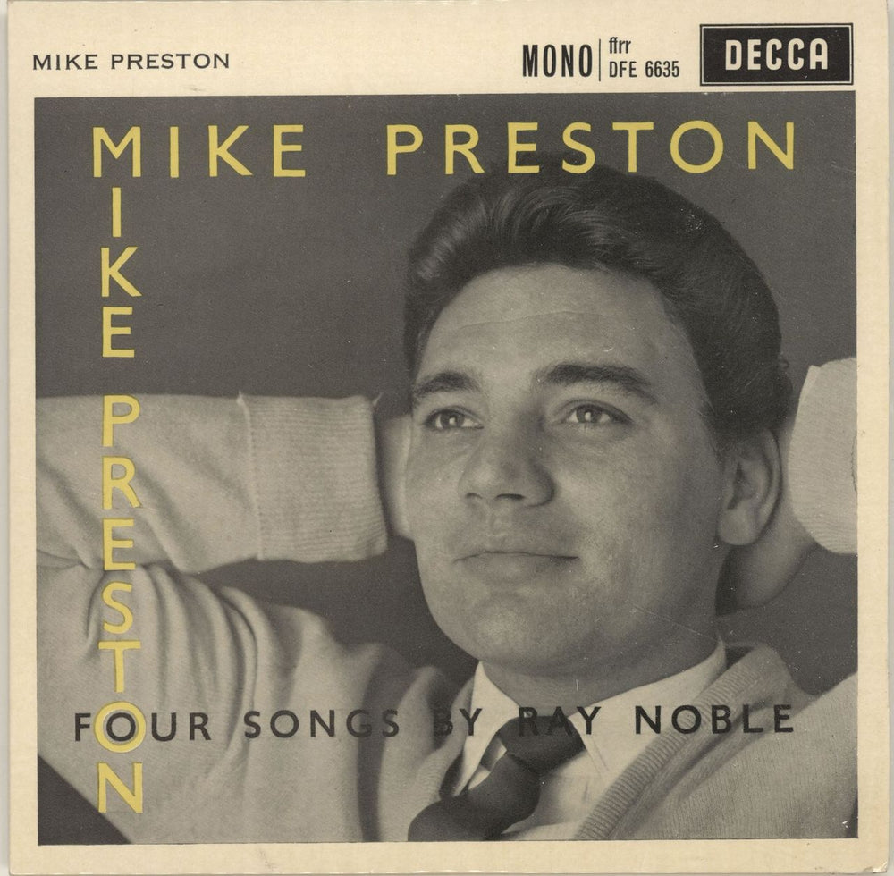 Mike Preston Four Songs By Ray Noble EP UK 7" vinyl single (7 inch record / 45) DFE6635