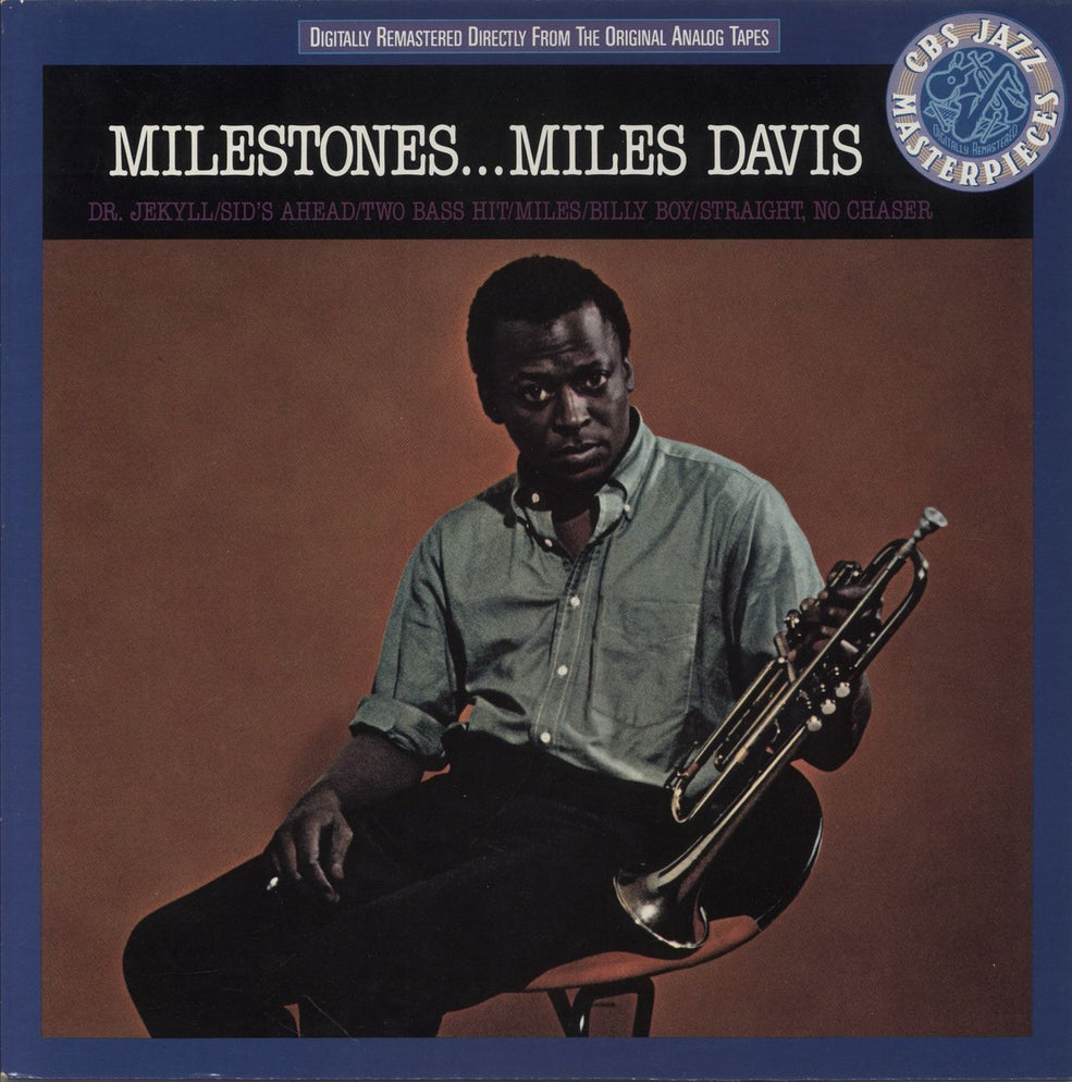 Miles Davis Milestones Dutch vinyl LP album (LP record) CBS4608271