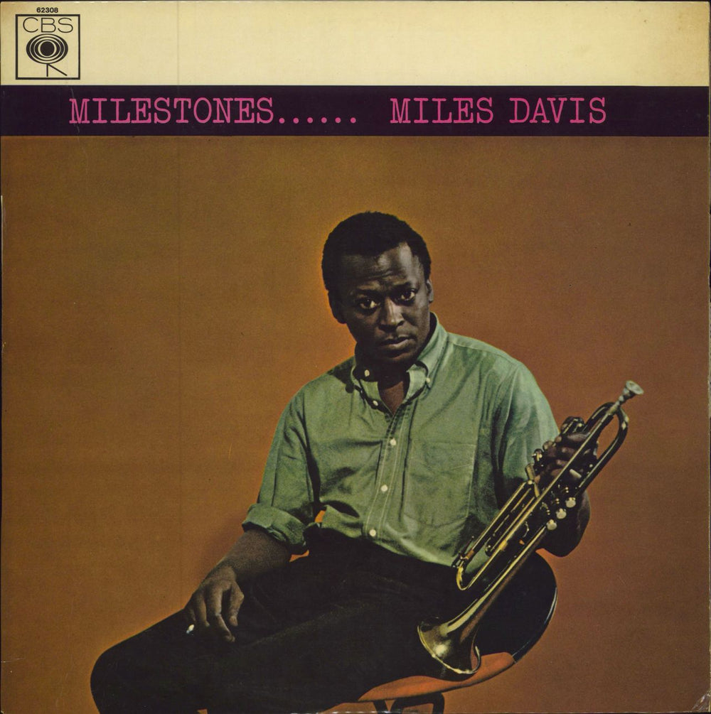 Miles Davis Milestones French vinyl LP album (LP record) 62.308