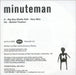 Minuteman Big Boy UK Promo CD-R acetate CD ACETATE