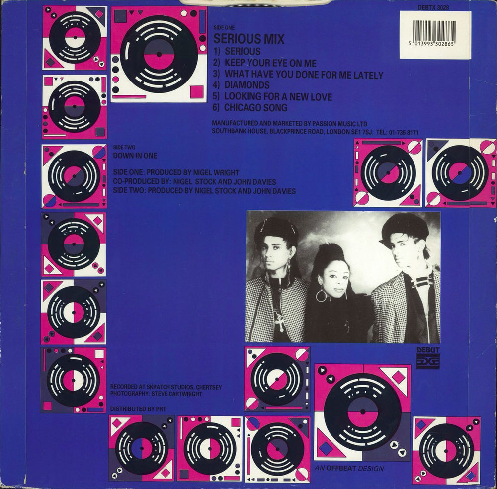 Mirage Serious Mix UK 12" vinyl single (12 inch record / Maxi-single) 5013993302865