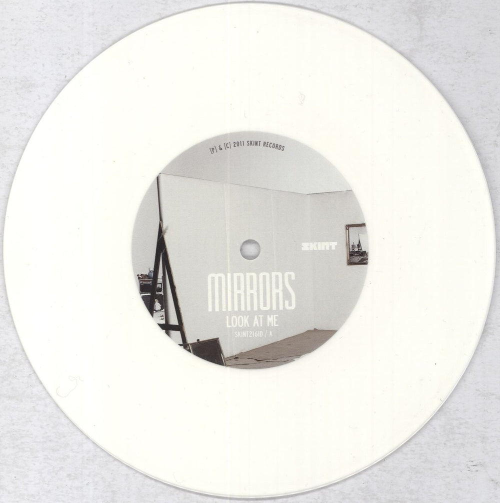 Mirrors The White EP - White Vinyl UK 7" vinyl single (7 inch record / 45) 6RY07TH822567