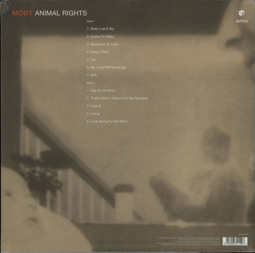 Moby Animal Rights UK vinyl LP album (LP record) 5016025311507