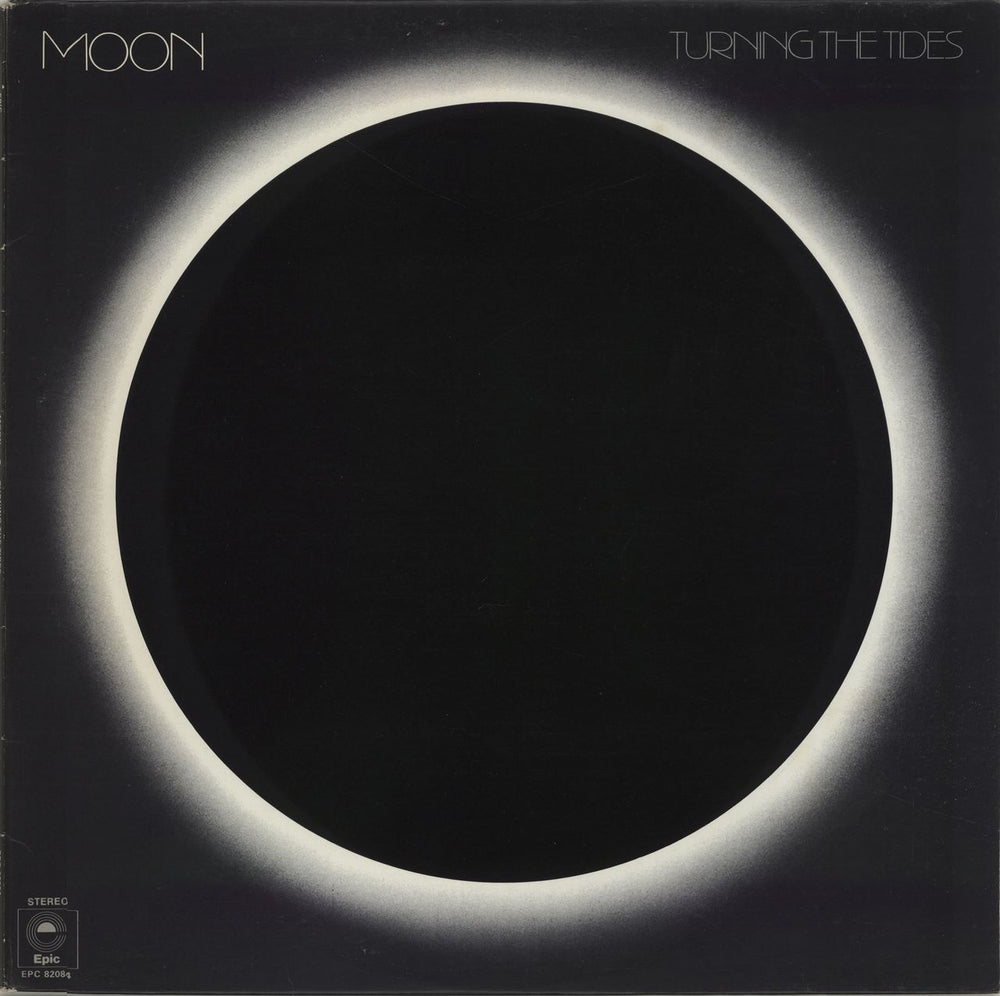 Moon [1970s] Turning The Tides - Gold promo stamp UK vinyl LP album (LP record) EPC82084