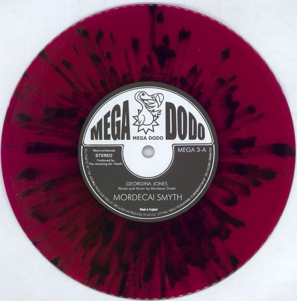 Mordecai Smyth Georgina Jones - Purple / Black Vinyl + Numbered UK 7" vinyl single (7 inch record / 45) 3QR07GE767910