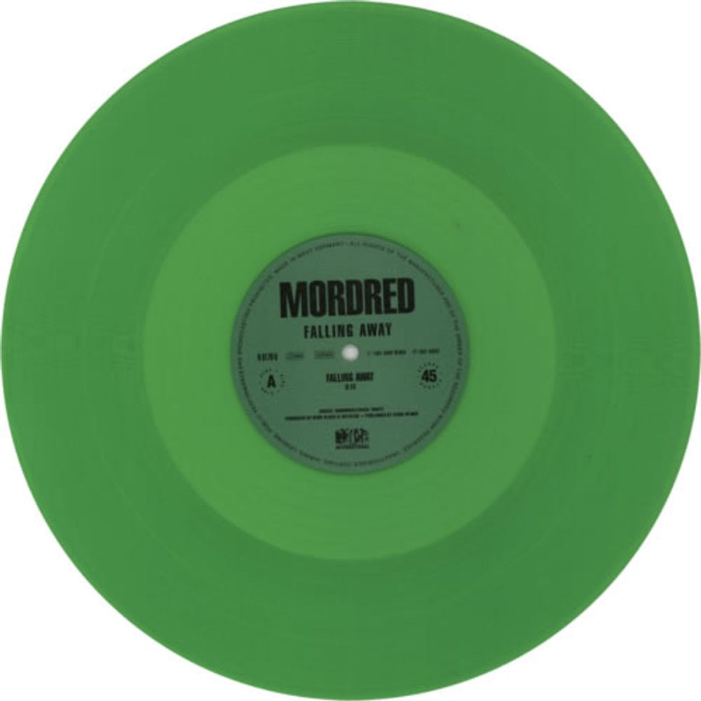 Mordred Falling Away - Green Vinyl UK 12" vinyl single (12 inch record / Maxi-single) MDD12FA553494