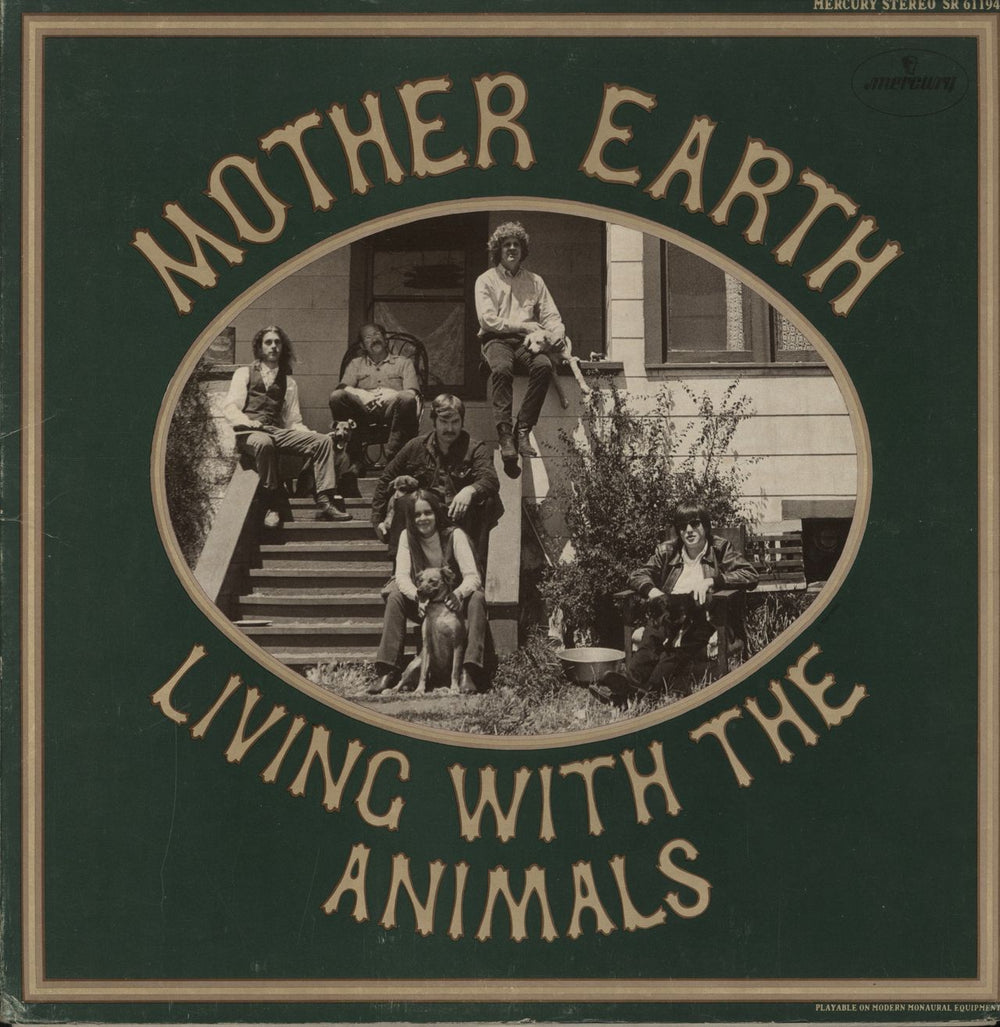 Mother Earth (60s) Living With The Animals US vinyl LP album (LP record) SR61194