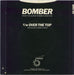 Motorhead Bomber - A Label UK Promo 7" vinyl single (7 inch record / 45)