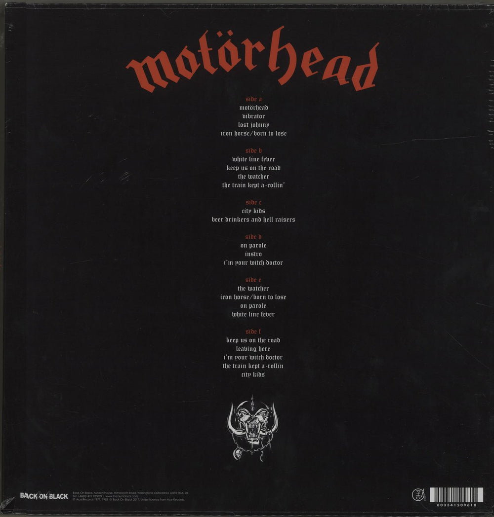 Motorhead Motörhead - Clear Vinyl UK Vinyl Box Set MOTVXMO686918