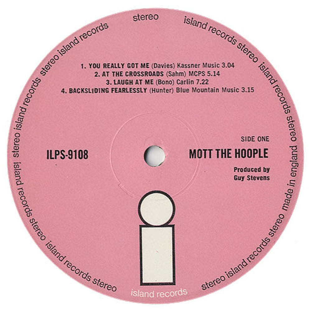 Mott The Hoople Mott The Hoople - 1st UK vinyl LP album (LP record) MHOLPMO438597