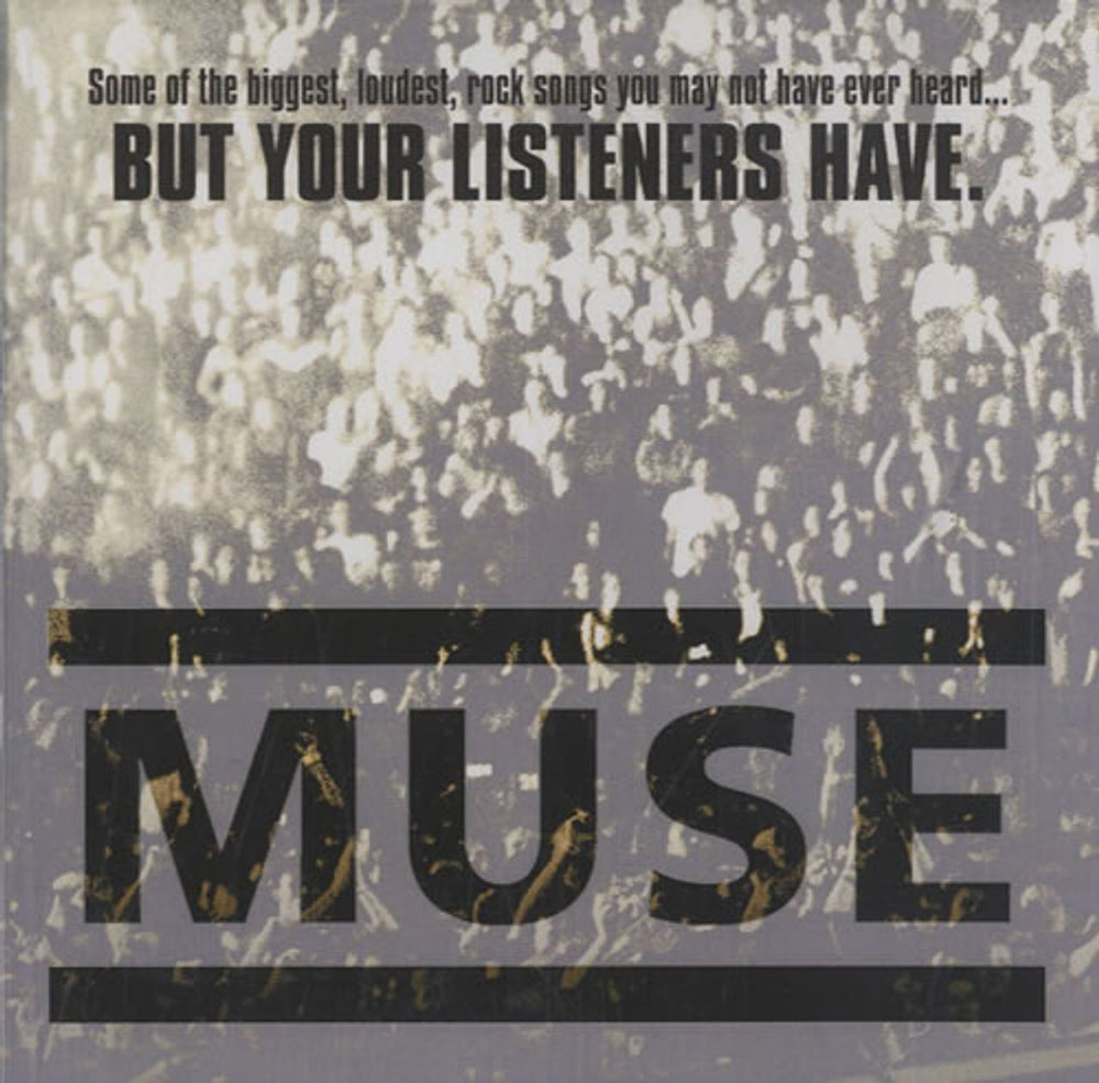 Muse Some Of The Biggest, Loudest, Rock Songs You May Not Have Ev US Promo CD-R acetate CD-R ACETATE