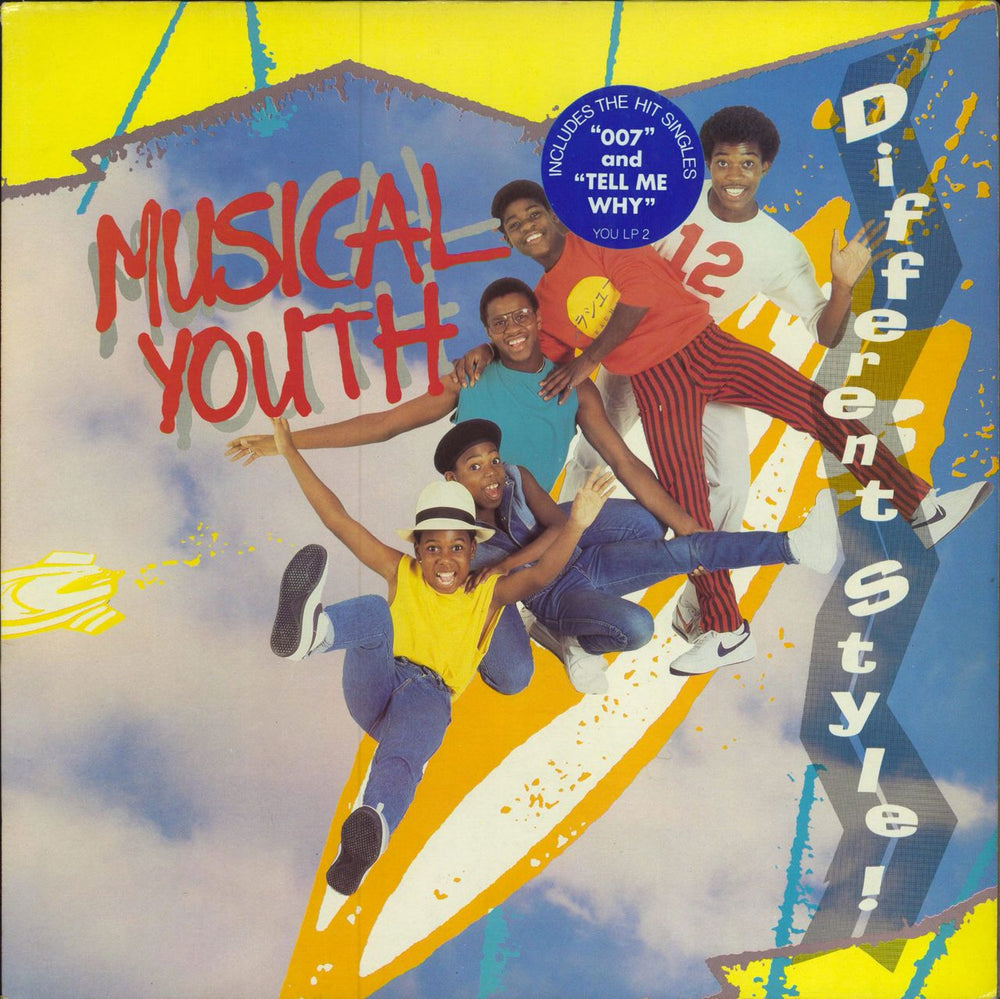 Musical Youth Different Style - Stickered sleeve UK vinyl LP album (LP record) YOULP2