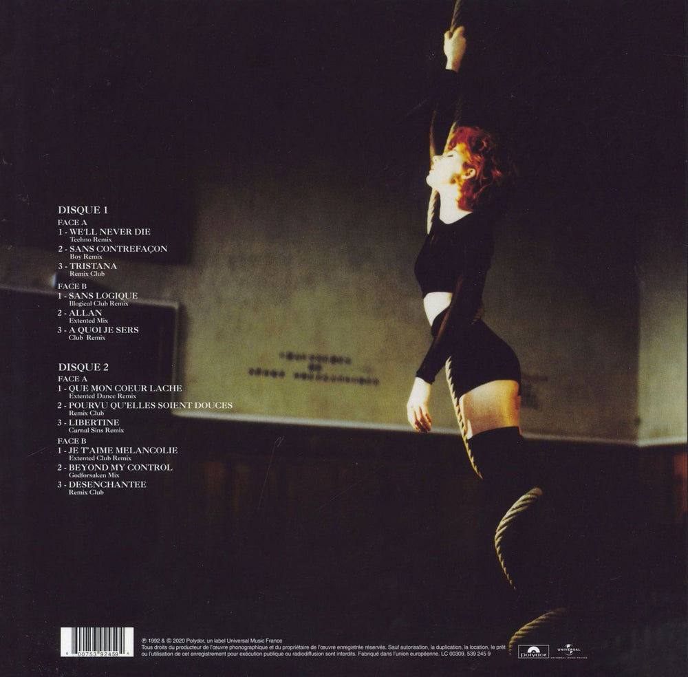 Mylene Farmer Dance Remixes French 2-LP vinyl record set (Double LP Album) 600753924594