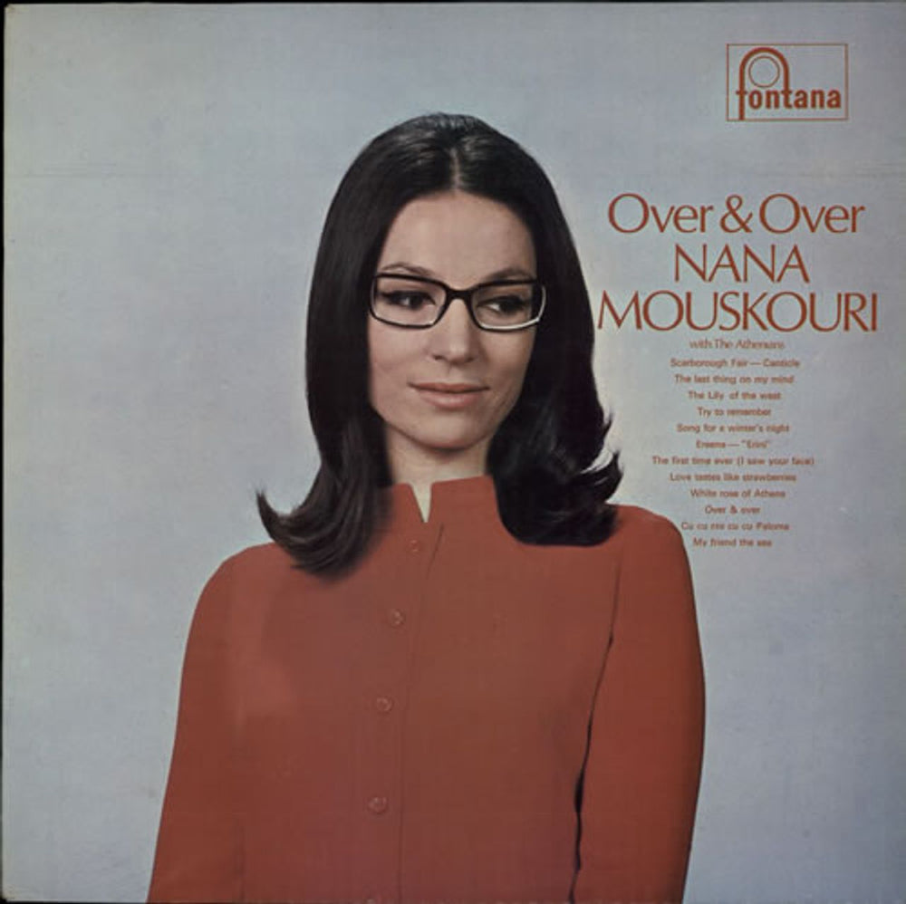 Nana Mouskouri Over & Over UK vinyl LP album (LP record) STL5511