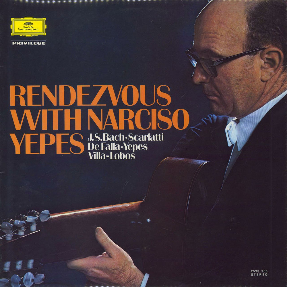 Narciso Yepes Rendezvous With Narciso Yepes UK vinyl LP album (LP record) 2538106