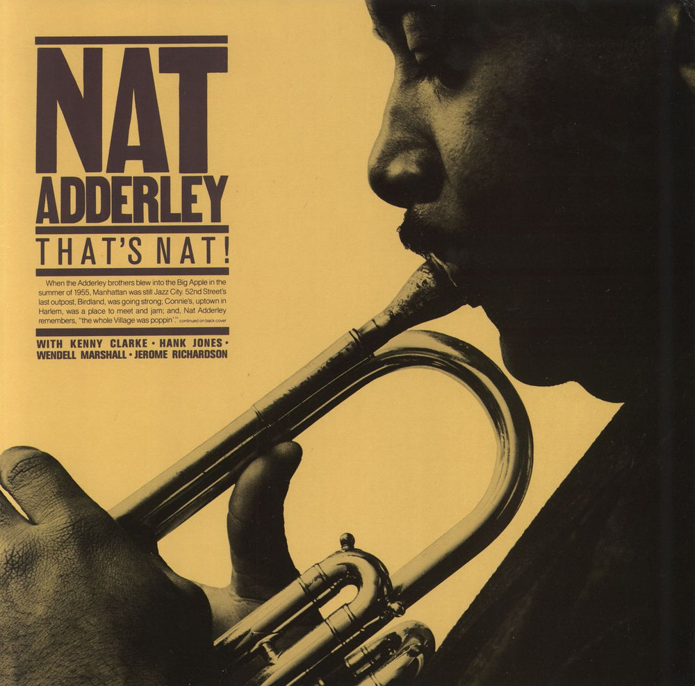 Nat Adderley That's Nat! German vinyl LP album (LP record) WL70506