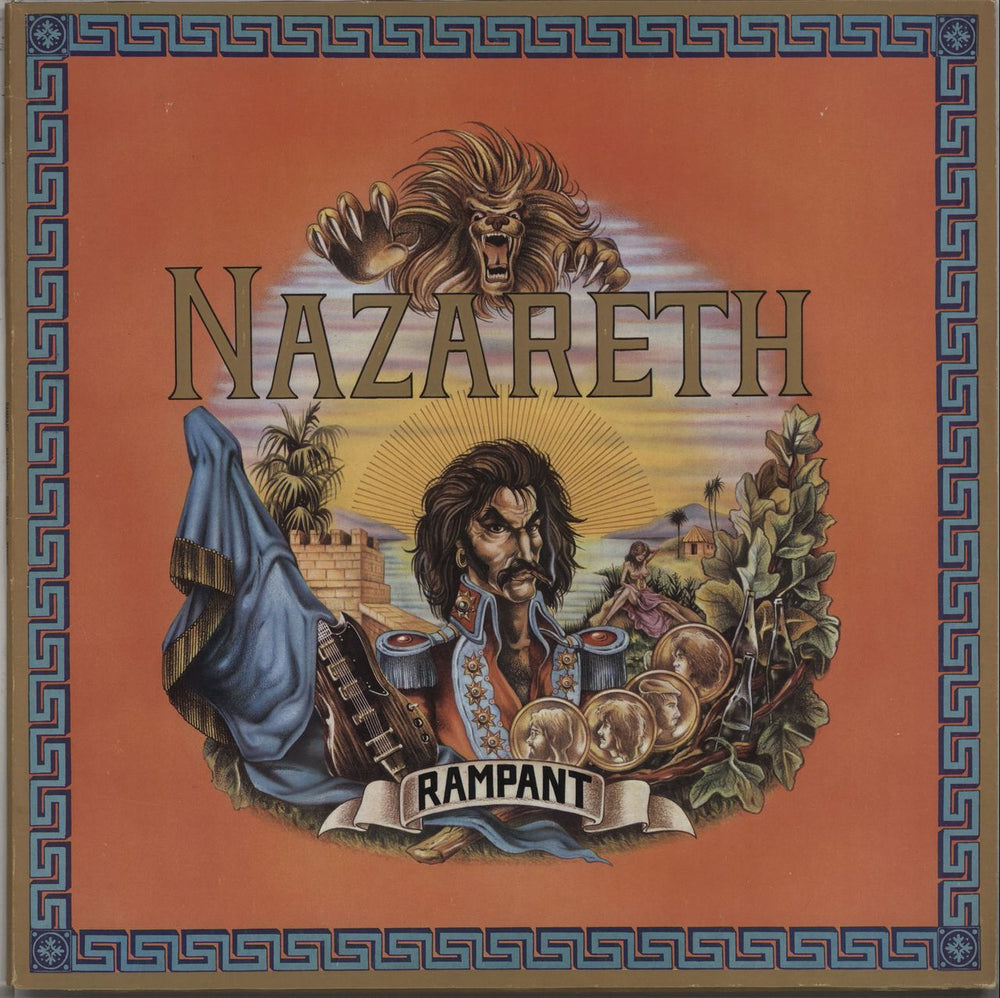 Nazareth Rampant - EX UK vinyl LP album (LP record) CREST15