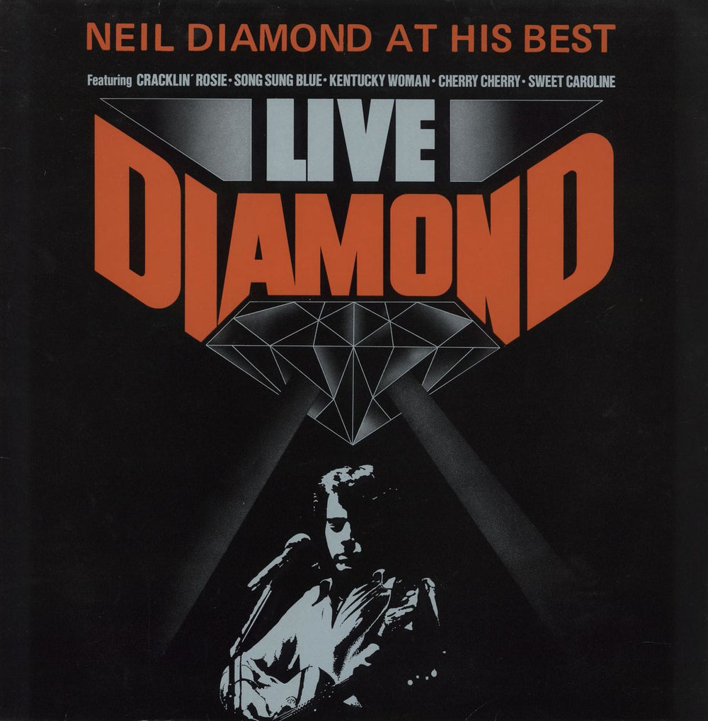 Neil Diamond Live Diamond UK vinyl LP album (LP record) MCF3137