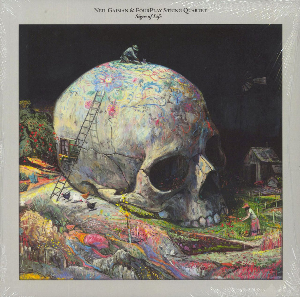 Neil Gaiman Signs of Life UK vinyl LP album (LP record) INST009