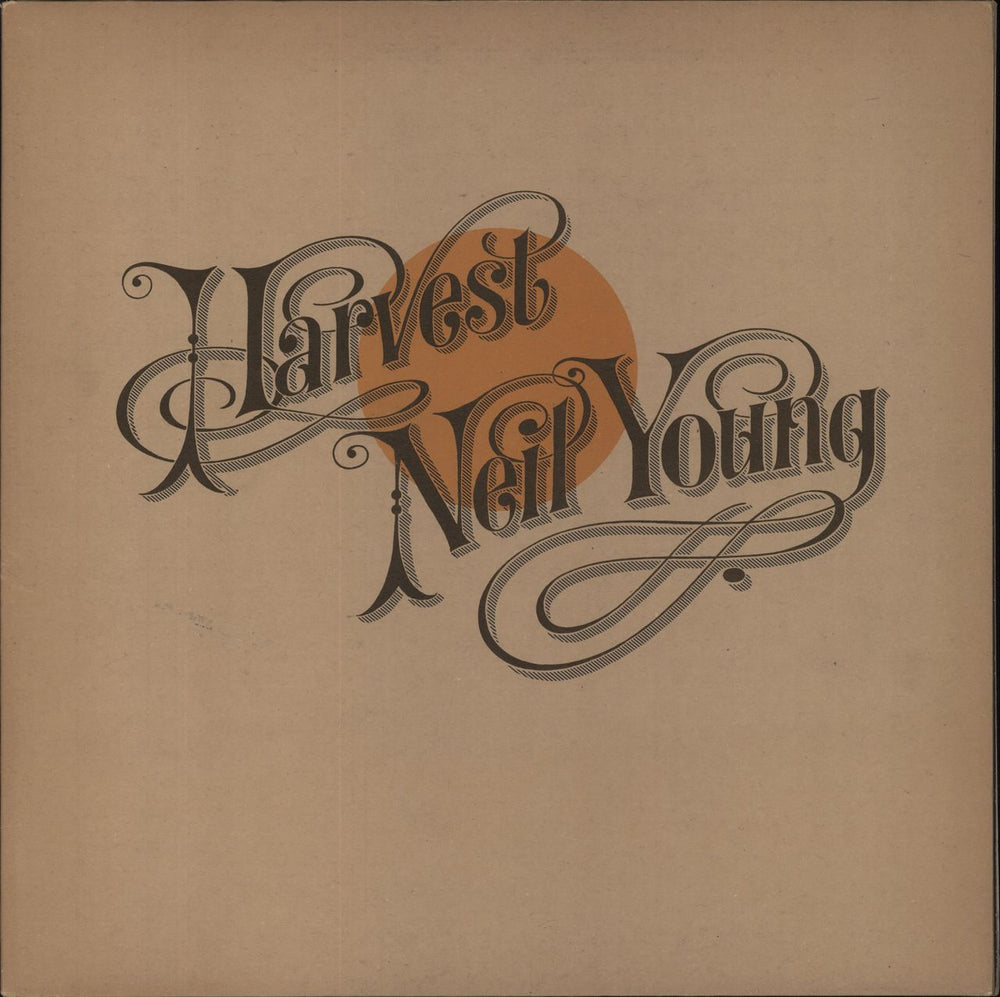 Neil Young Harvest - 1st + Insert UK vinyl LP album (LP record) K54005