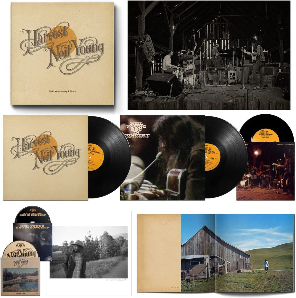 Neil Young Harvest: 50th Anniversary Edition - Sealed UK Vinyl Box Set 093624881704