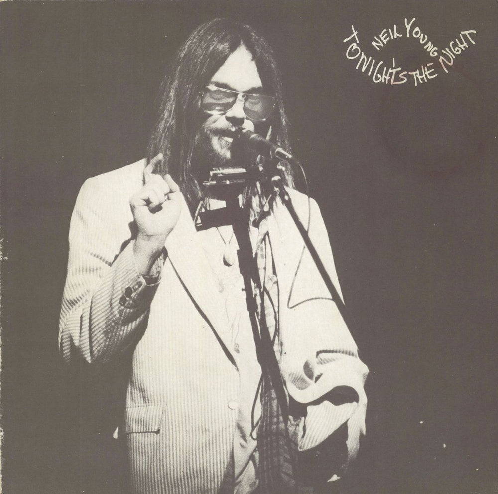 Neil Young Tonight's The Night - EX German vinyl LP album (LP record) REP54040