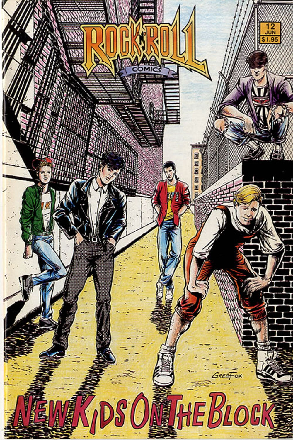New Kids On The Block Rock 'N' Roll Comic US magazine VOL 1 ISSUE 12