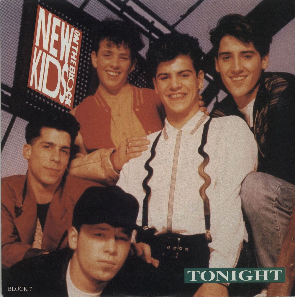 New Kids On The Block Tonight UK 7" vinyl single (7 inch record / 45) BLOCK7