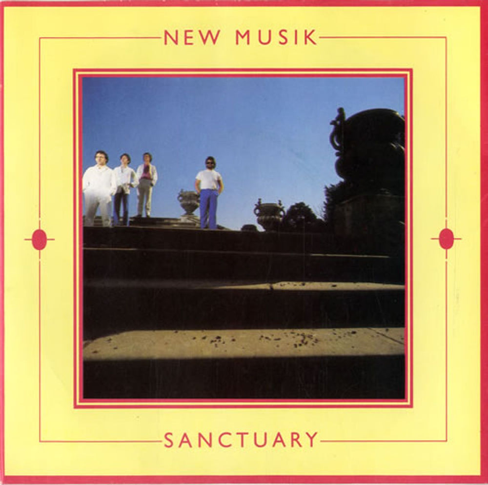 New Musik Sanctuary UK 7" vinyl single (7 inch record / 45) GT275