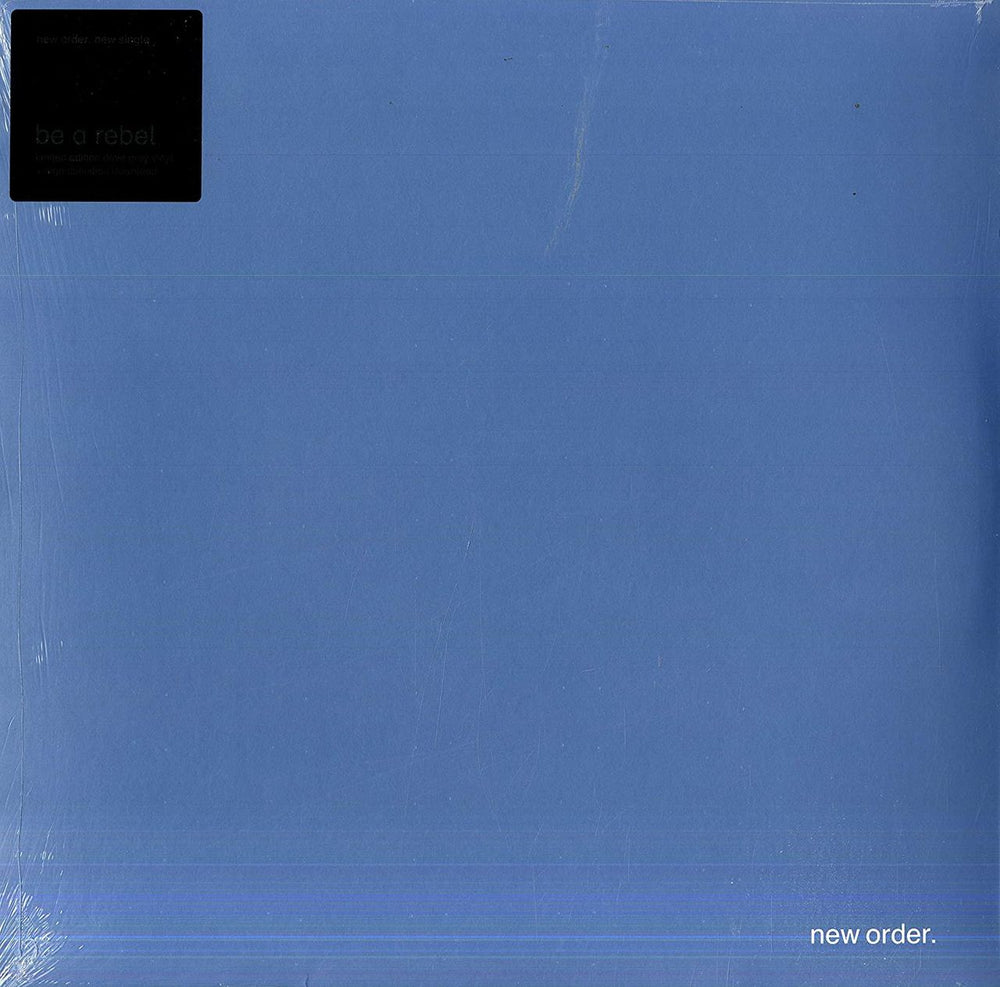 New Order Be A Rebel - Dove Grey Vinyl - Sealed UK 12" vinyl single (12 inch record / Maxi-single) 12MUTE619