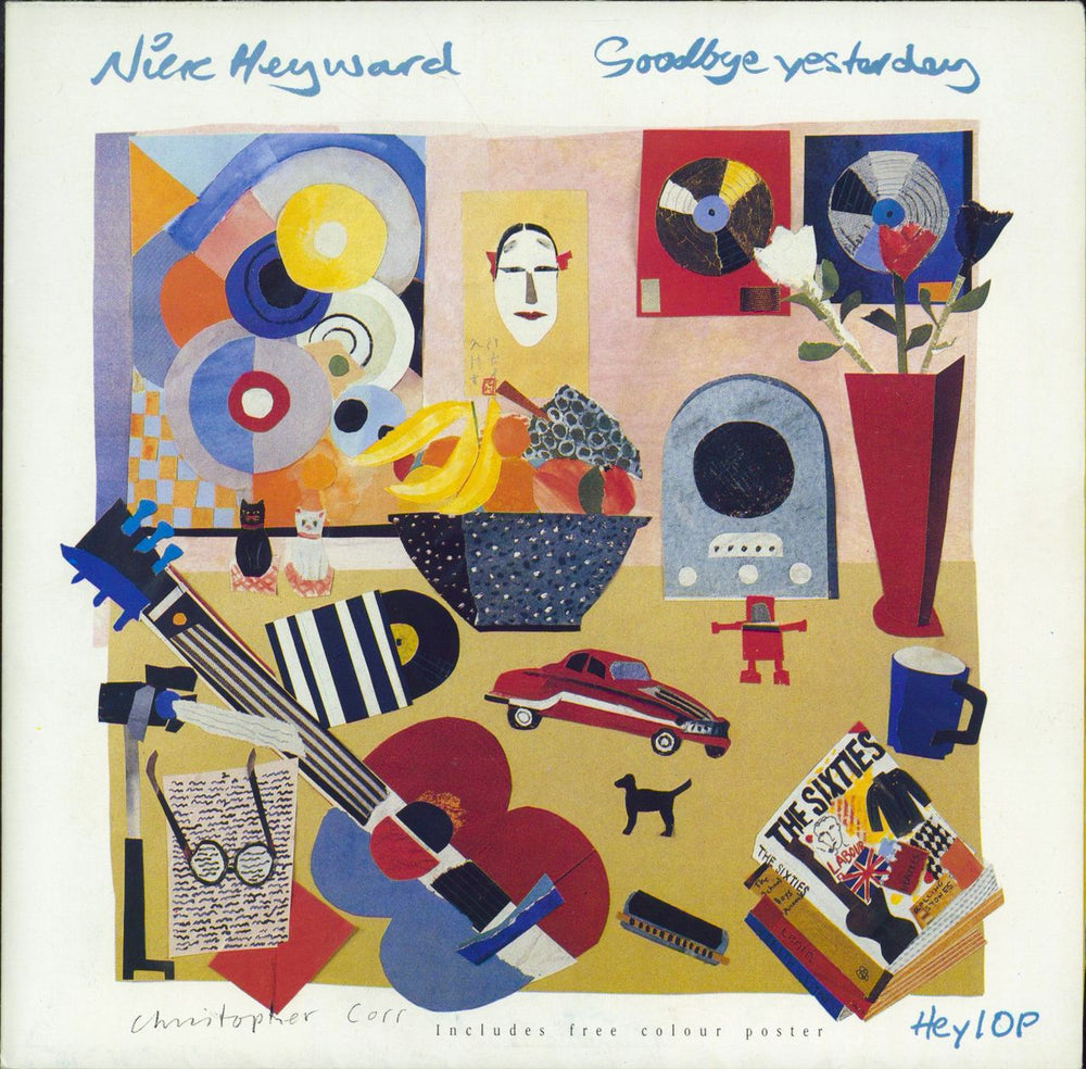 Nick Heyward Goodbye Yesterday - Poster Sleeve UK 7" vinyl single (7 inch record / 45) HEY10P