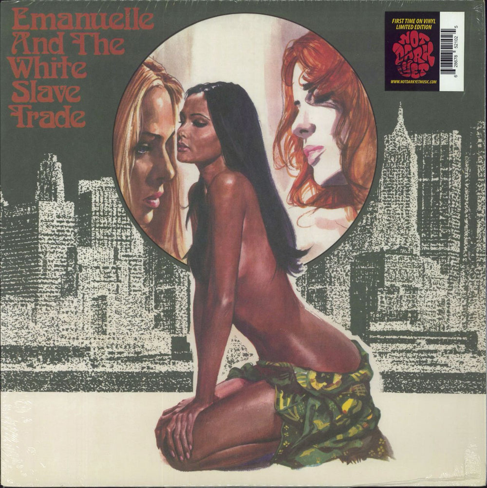 Nico Fidenco Emanuelle And The White Slave Trade - Translucent Red w/ Black Splatter vinyl Italian vinyl LP album (LP record) NDY001