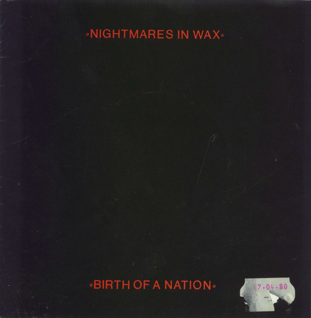 Nightmares In Wax Birth Of A Nation E.P. - EX UK 7" vinyl single (7 inch record / 45) INEV0002