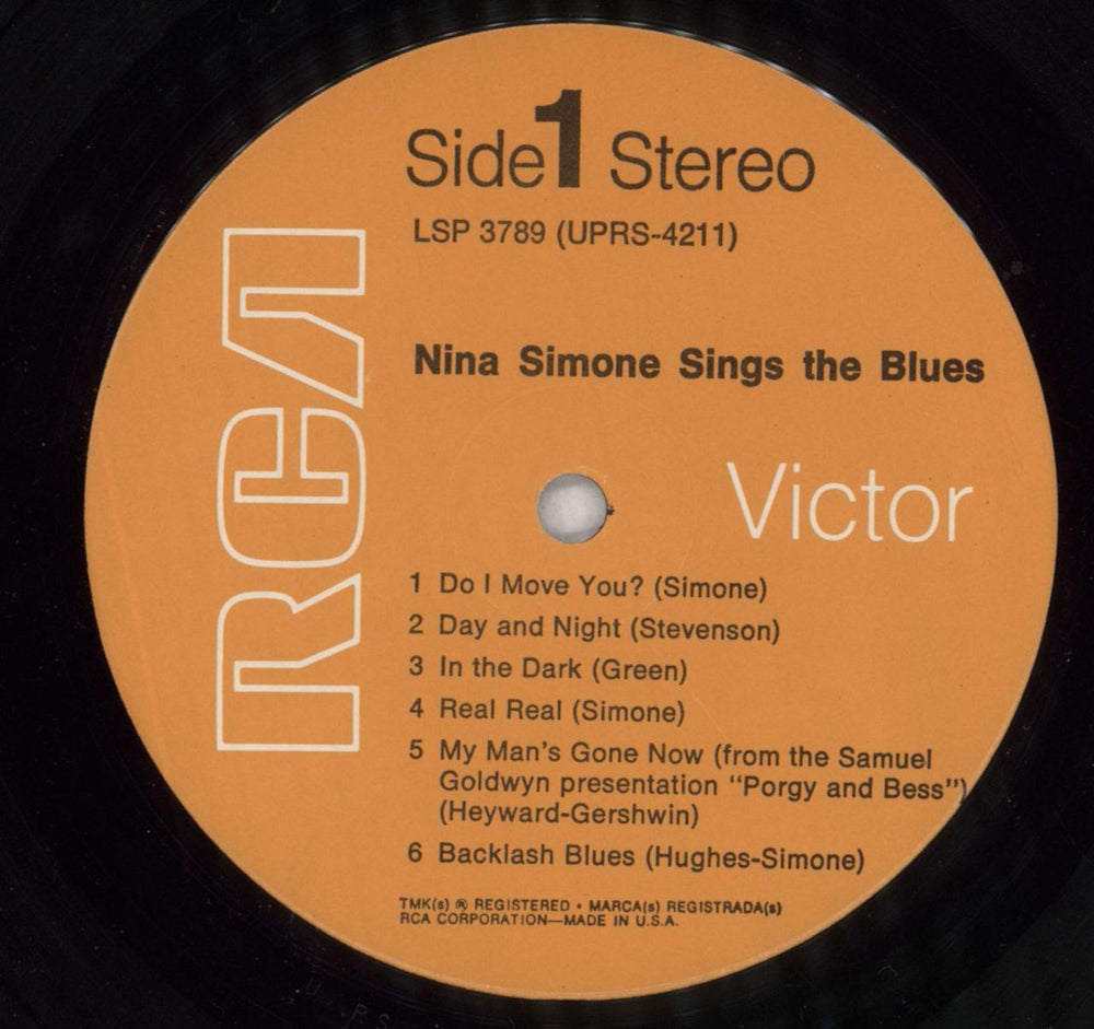 Nina Simone Sings The Blues US vinyl LP album (LP record) NNSLPSI827325