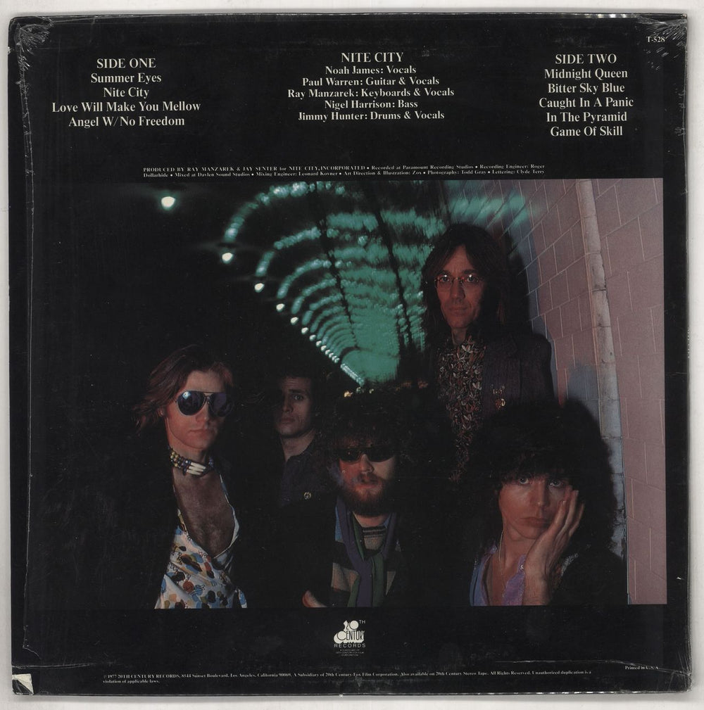 Nite City Nite City US vinyl LP album (LP record)
