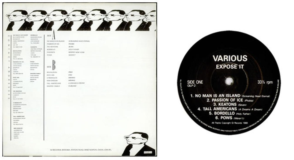 No-Man Expose It! UK vinyl LP album (LP record) NAMLPEX526754