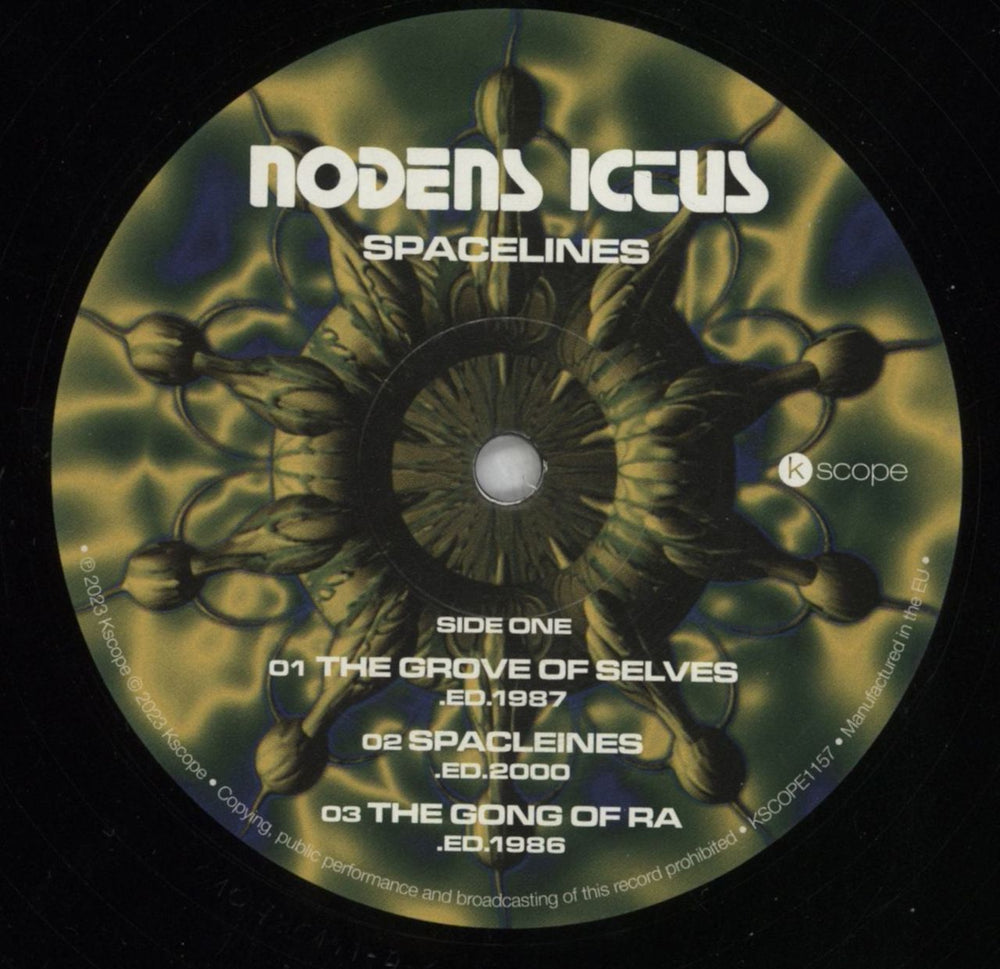 Nodens Ictus Spacelines UK 2-LP vinyl record set (Double LP Album) 6RG2LSP827150