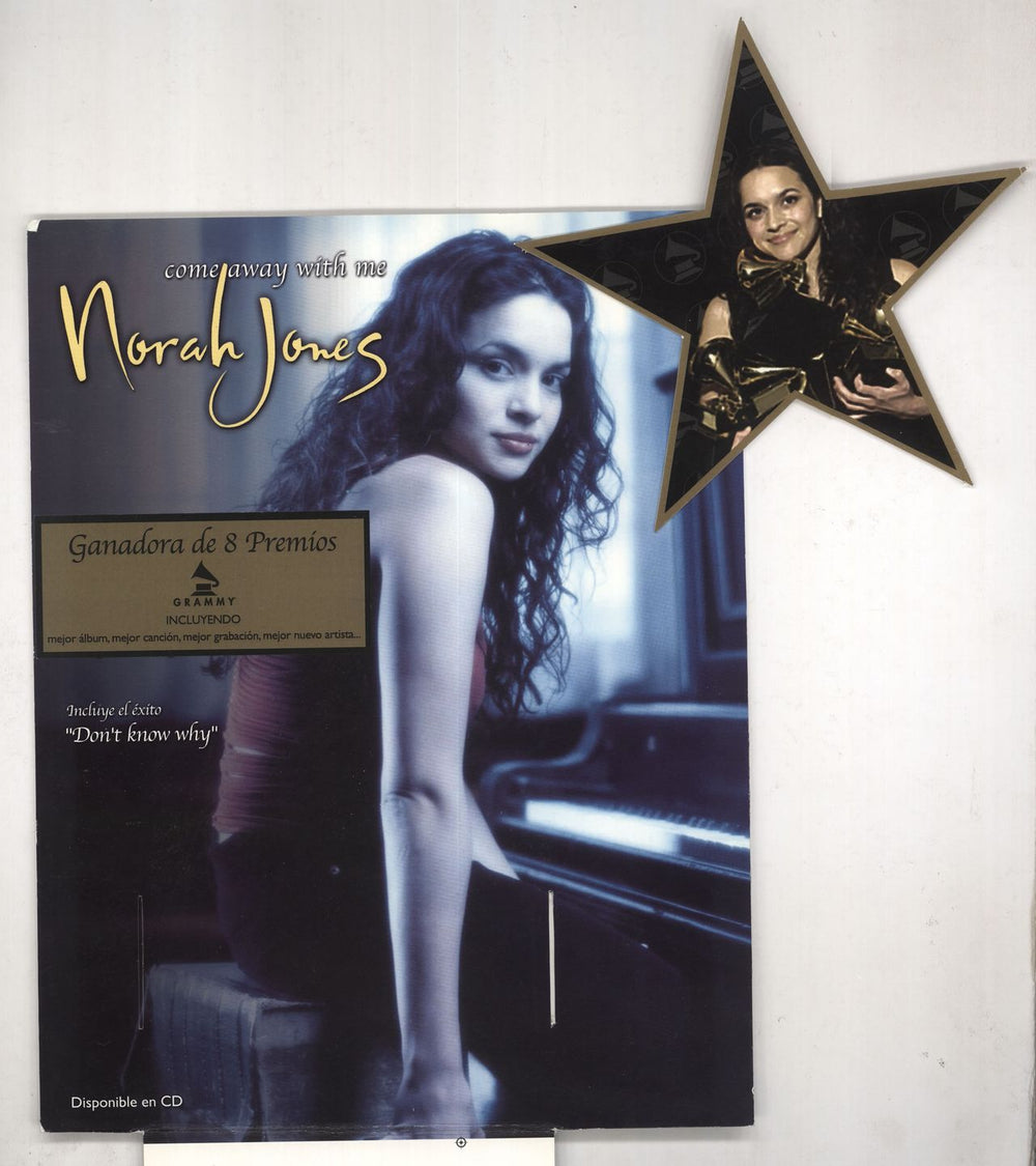 Norah Jones Come Away With Me - Counter Display Mexican Promo display COUNTER DISPLAY