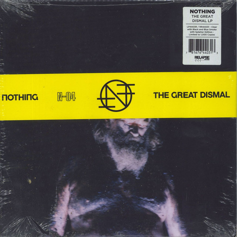 Nothing The Great Dismal - Black & Blue with Splatter Vinyl - Sealed UK vinyl LP album (LP record) RR44031