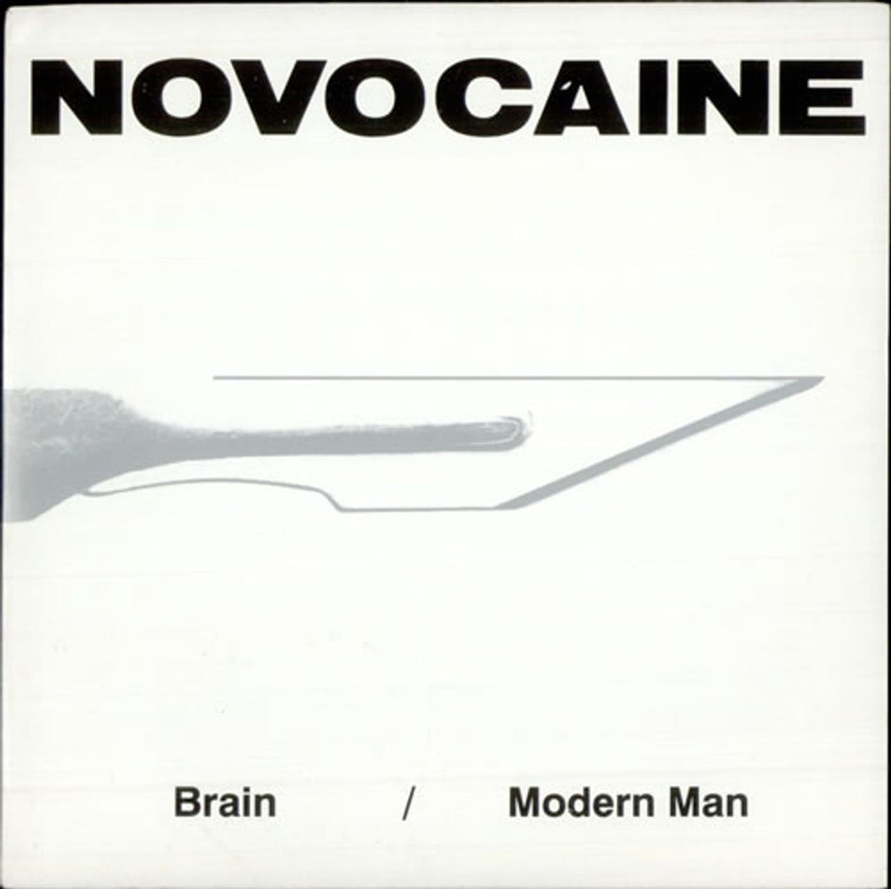 Novocaine Brain/ Modern Man UK 7" vinyl single (7 inch record / 45) LP004