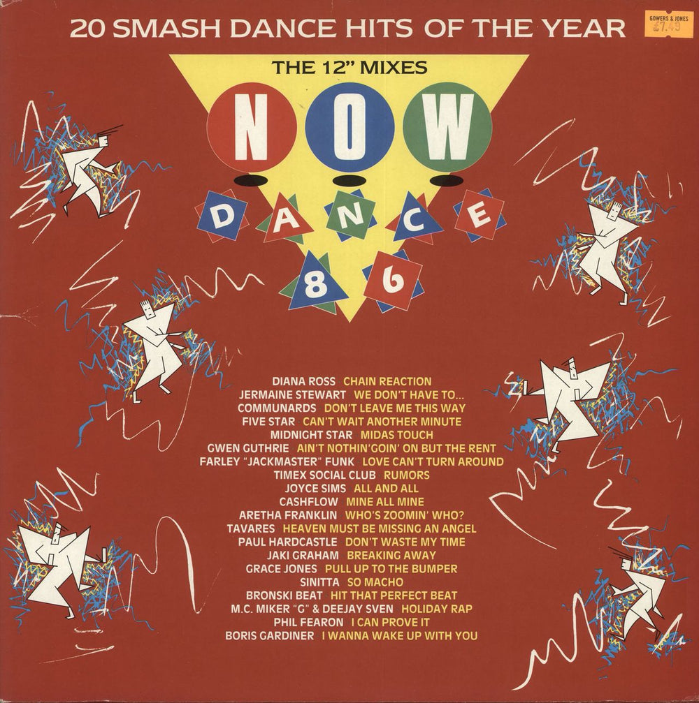 Now That's What I Call Music Dance '86 - The 12" Mixes UK 2-LP vinyl record set (Double LP Album) NOD2