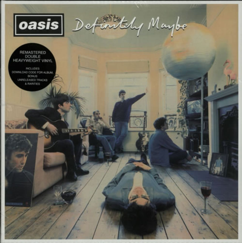 Oasis Definitely Maybe - 180gm - Sealed UK 2-LP vinyl record set (Double LP Album) RKIDLP70