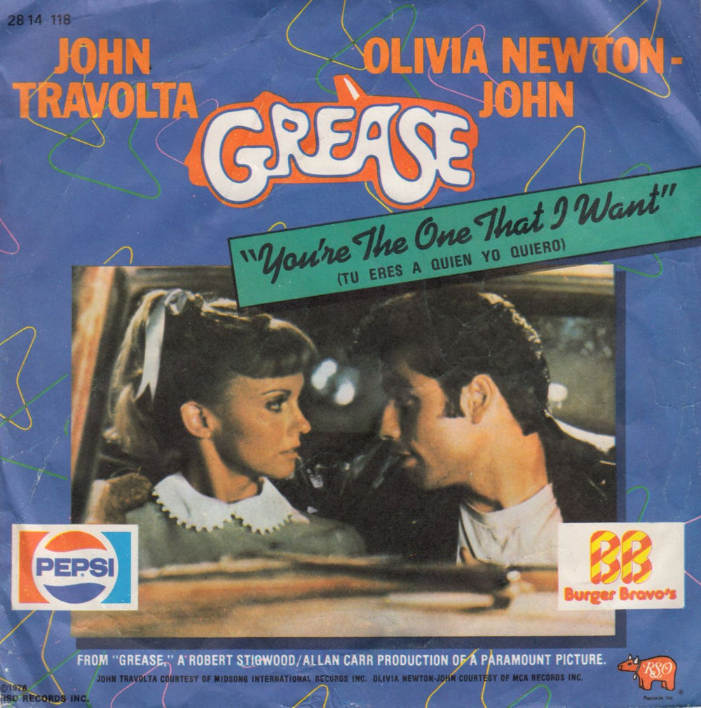 Olivia Newton John Tu Eres A Quien Yo Quiero - 2nd Sleeve Variant Spanish Promo 7" vinyl single (7 inch record / 45) 2814118