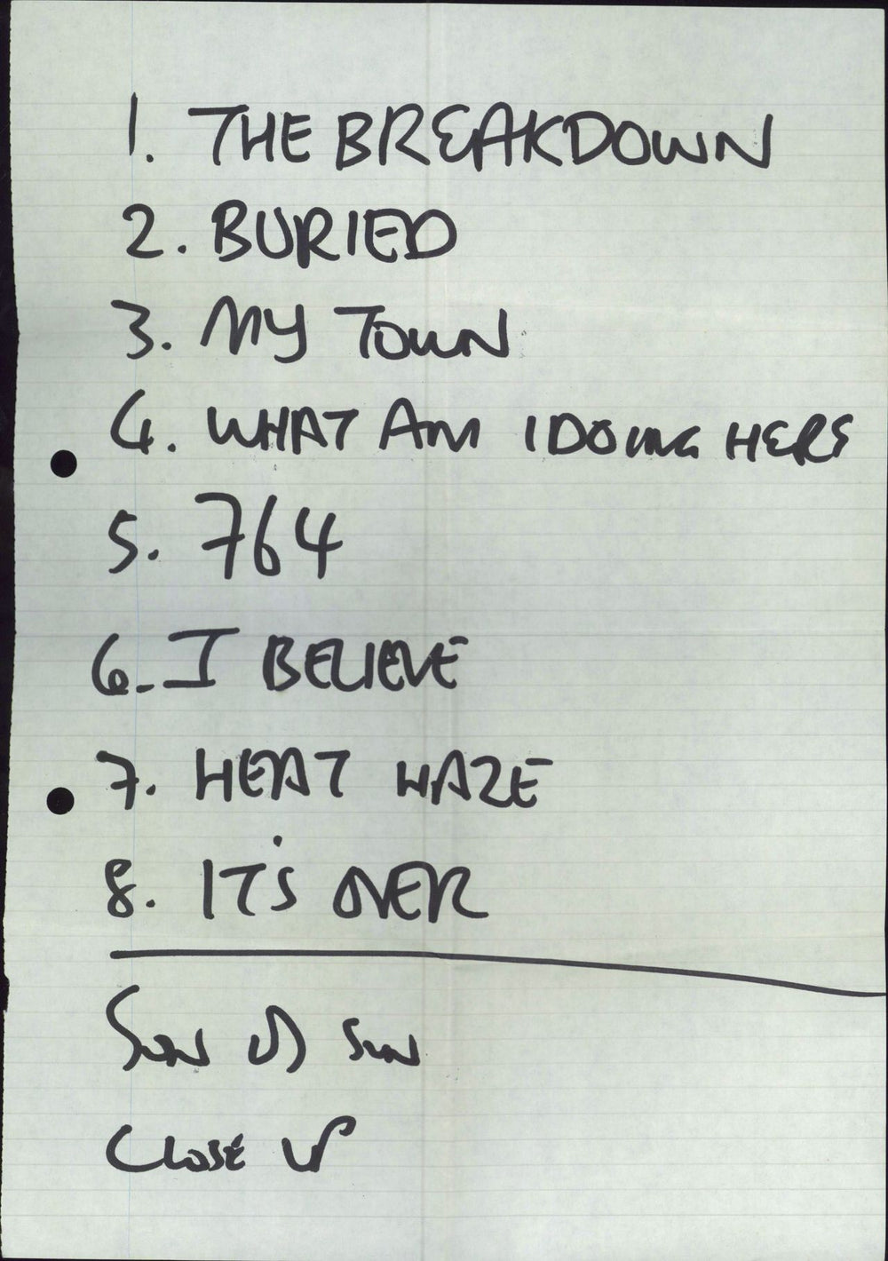 One Ancient Fires / Move - Autographed Spanish 12" vinyl single (12 inch record / Maxi-single)