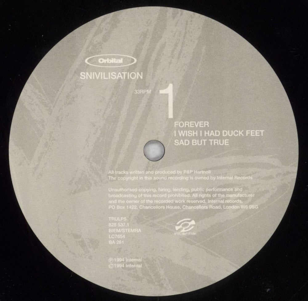 Orbital Snivilisation UK 2-LP vinyl record set (Double LP Album) ORT2LSN827123