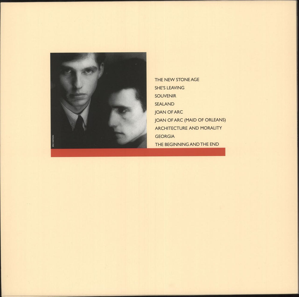 Orchestral Manoeuvres In The Dark Architecture & Morality - Half Speed Master UK vinyl LP album (LP record) 602557050820
